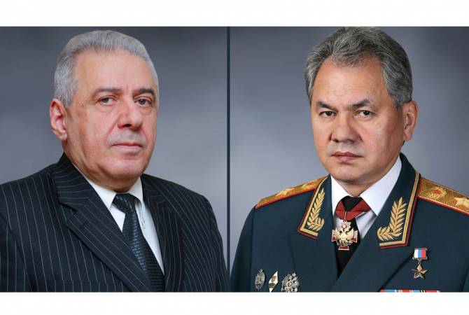 Le ministre arménien de la Défense Vacharchak Harutyunyan et son homologue russe Sergueï Choïgou ont discuté du retour des prisonniers de guerre Arméniens détenus par l’Azerbaïdjan