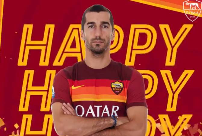 L’AS Rome a félicité Henrikh Mkhitaryan pour son 32e anniversaire