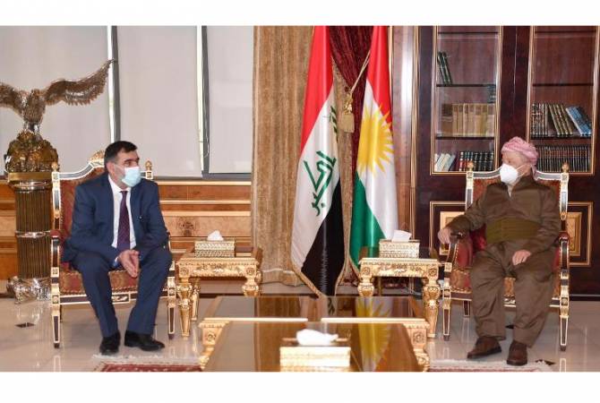 Le consul général arménien et chef du Kurdistan irakien discutent de la situation dans la région