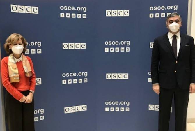 La représentante de l&rsquo;OSCE pour la liberté des médias rencontre l&rsquo;Ambassadeur d&rsquo;Arménie
