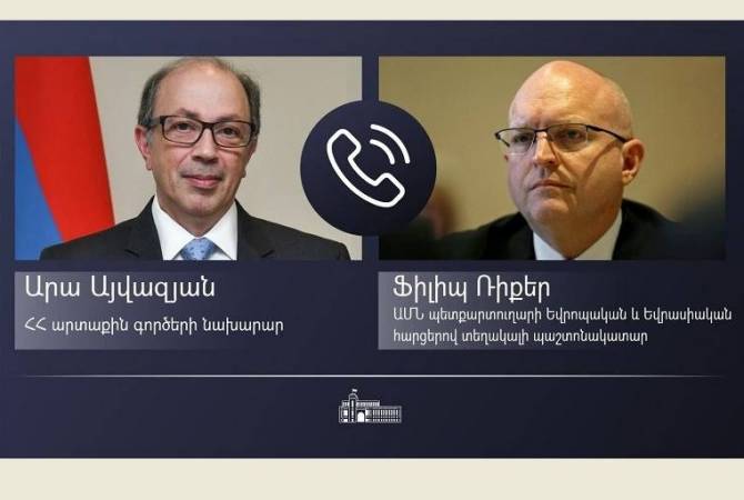 Ara Ayvazyan et Philip Reeker ont souligné le processus de paix en Artsakh doit se faire dans le cadre du Groupe de Minsk de l’OSCE