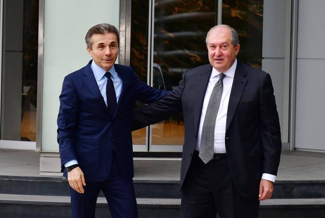 Le Président arménien Armen Sarkissian félicite Bidzina Ivanishvili pour son anniversaire