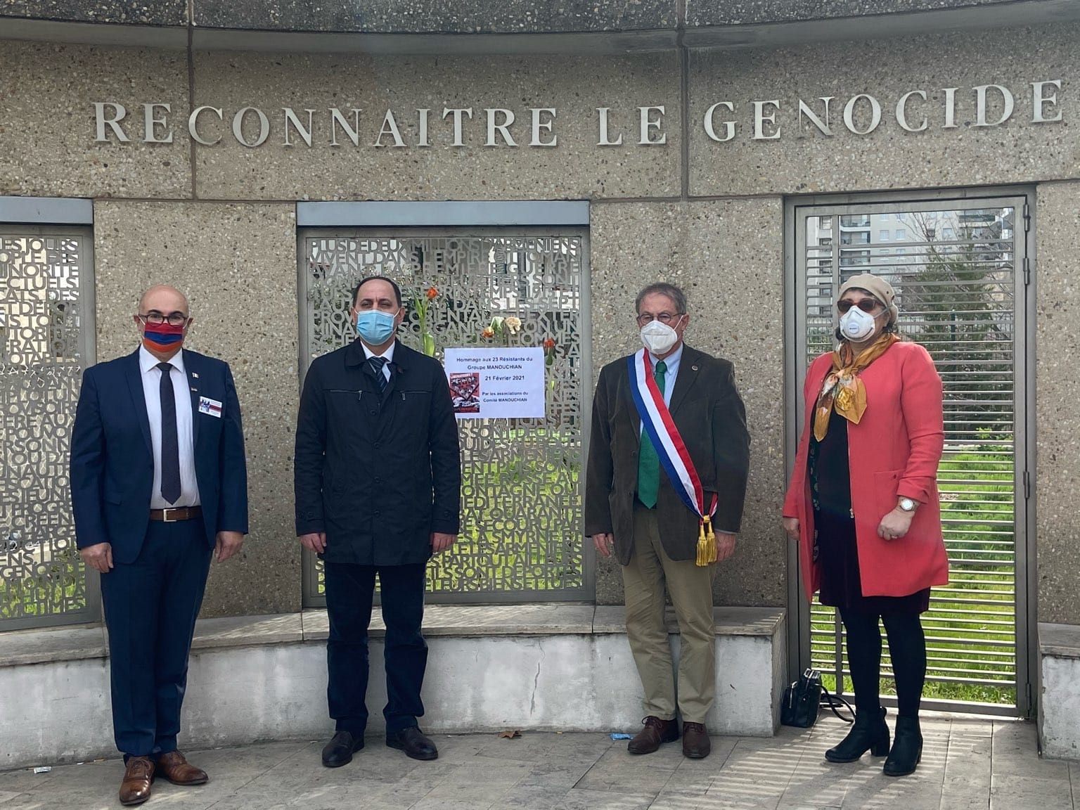 Vaulx-en-Velin et Villeurbanne : Cérémonie du 77e anniversaire de l’exécution du Groupe Manouchian