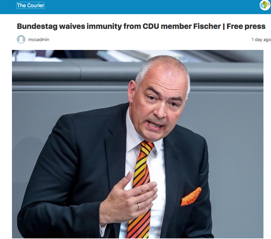 Axel fischer du Bundestag poursuivi pour corruption au profit de l&rsquo;Azerbaïdjan