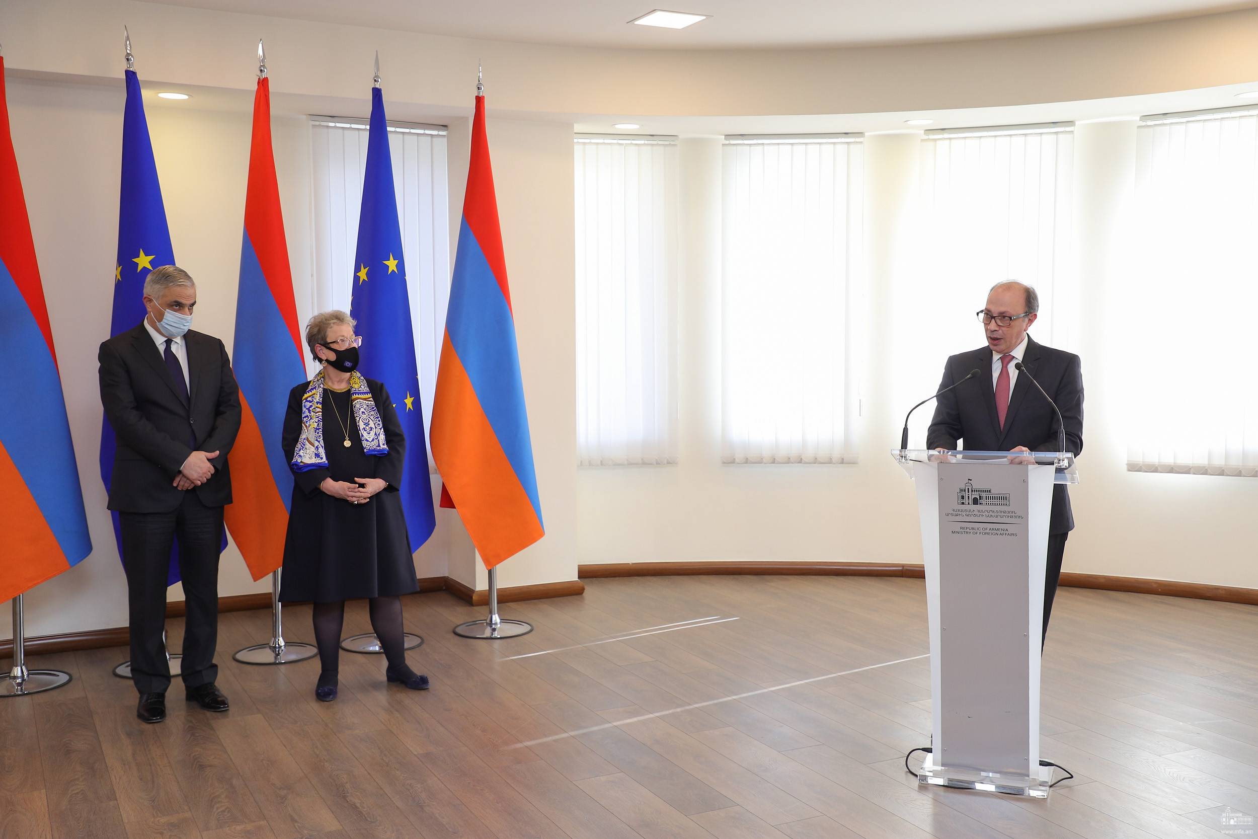 Ara Aivazian : « Je me félicite de l’entrée en vigueur de l’Accord de partenariat global entre l’Arménie et l’Union européenne »