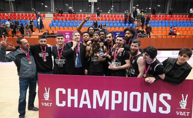 L’équipe de Vahagn City gagne le titre de champion d’Arménie de basket