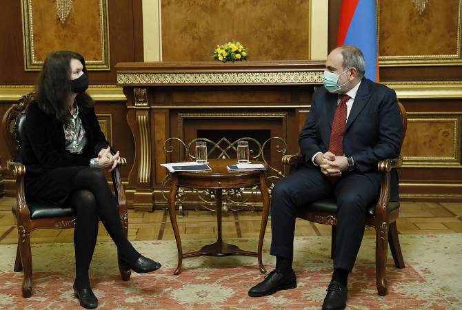 Le Premier ministre arménien Nikol Pachinian a reçu une délégation conduite par Ann Linde la Présidente en exercice de l&rsquo;OSCE