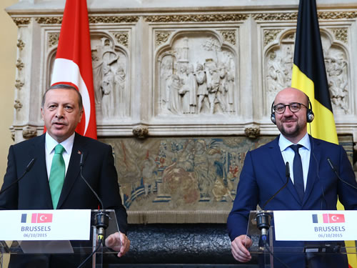 Tensions avant un entretien vendredi entre Erdogan et les chefs de l&rsquo;UE