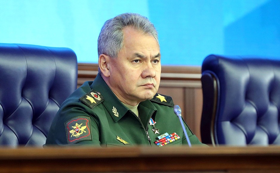 Le général  Sergei Shoigu évoque la Turquie et le Karabakh