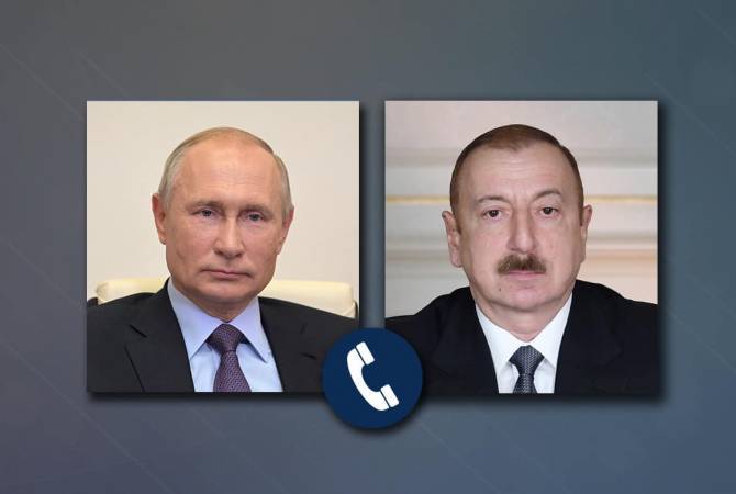Vladimir Poutine et Ilham Aliev ont discuté de la situation au Haut-Karabagh au regard de l’entretien entre Vladimir Poutine et Nikol Pachinian
