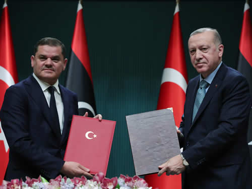 La Turquie et la Libye renouvellent leur attachement à un accord maritime  controversé