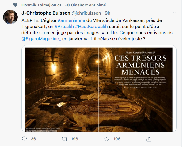 J-Christophe Buisson : ces trésors arméniens menacés