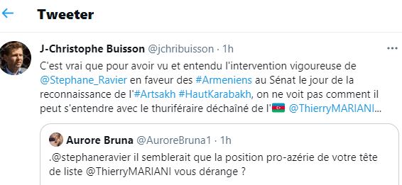 Nouveau soutien de Jean-Christophe Buisson