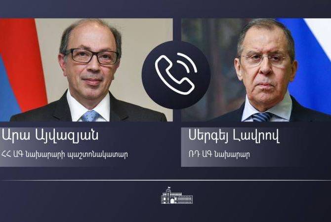Ara Aïvazyan a informé Sergueï Lavrov de l’incident frontalier grave de jeudi dans la région du Syunik en Arménie avec l’incursion des soldats Azéris en territoire arménien