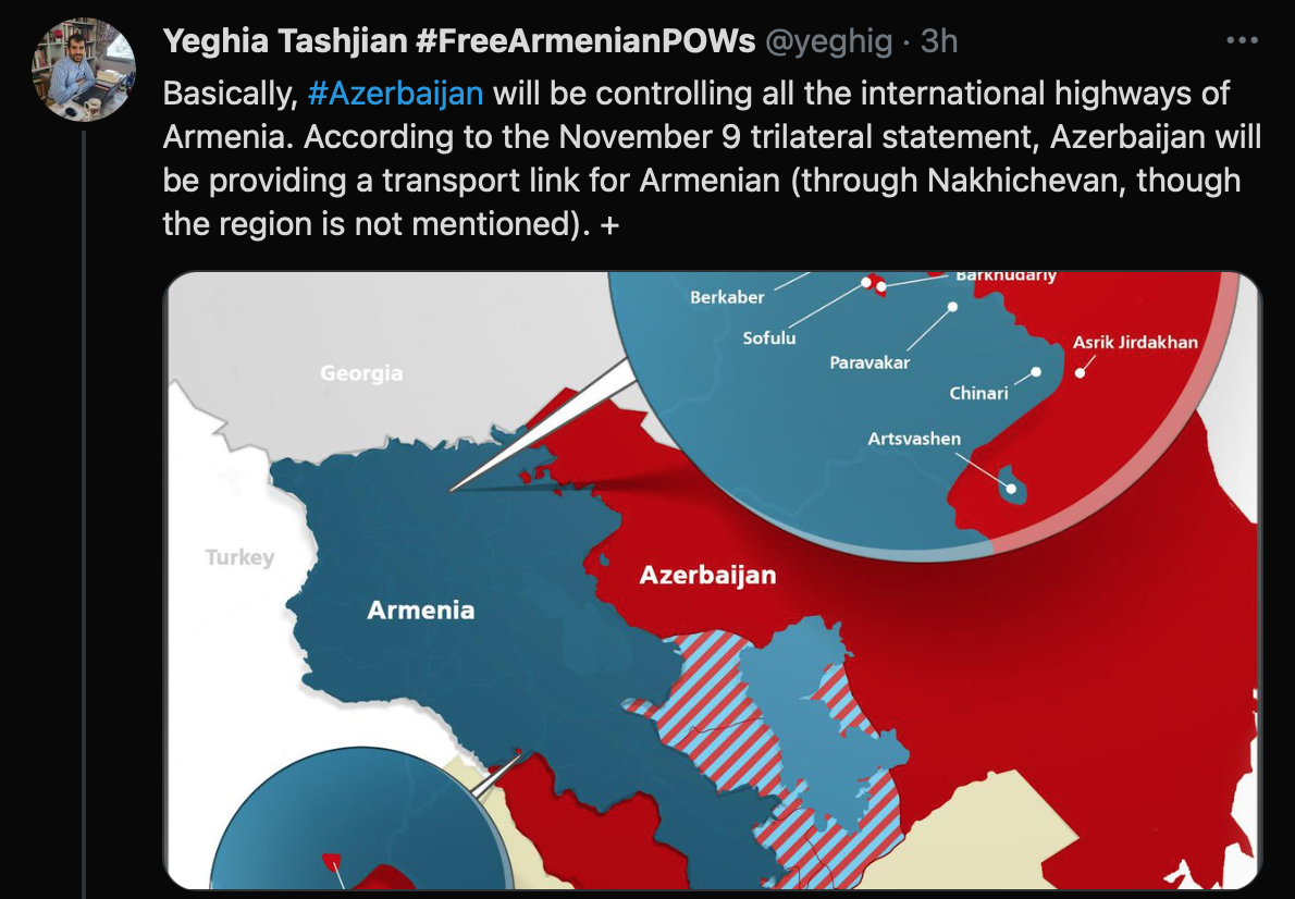 Yeghia Tashjian : l&rsquo;accord profitera à l&rsquo;Azerbaïdjan