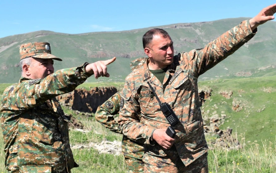 Un soldat arménien abattu