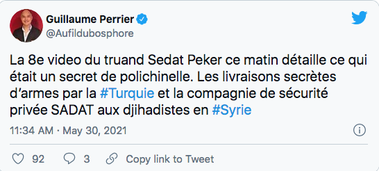 Guillaume Perrier : livraison d&rsquo;armes aux djihadistes