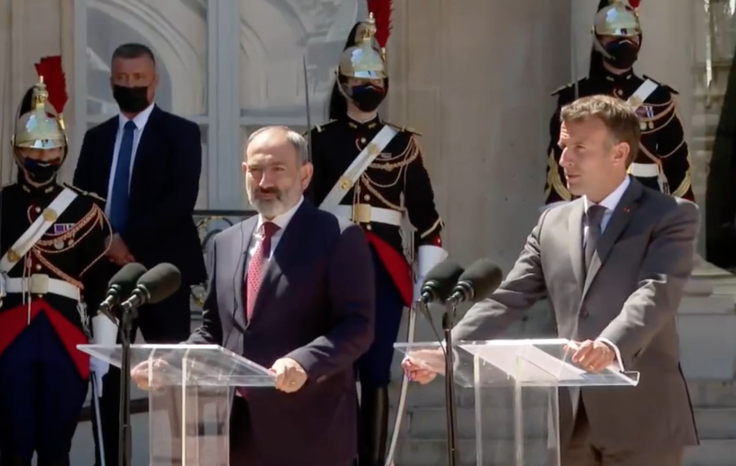 Nikol Pachinian à l&rsquo;Élysée