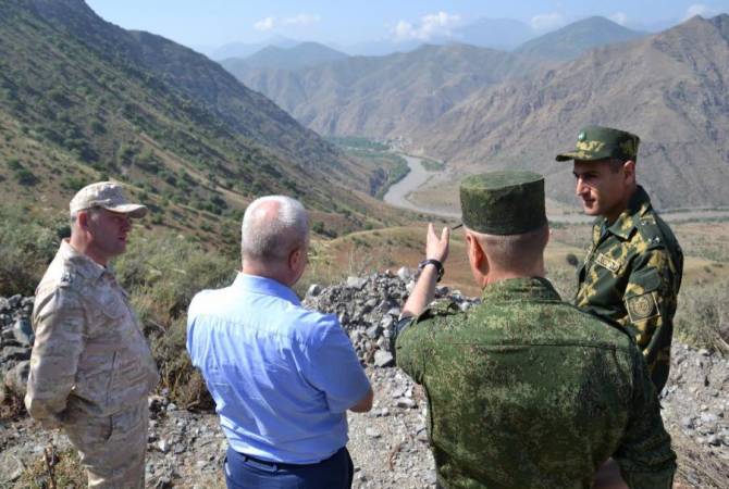 L’Ambassadeur de Russie a visité Meghri la ville frontalière du sud de l’Arménie et rencontré les soldats russes gardes-frontière