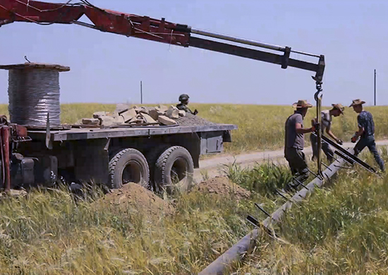Le réseau électrique de l’Artsakh progressivement rénové avec le soutien des forces russes chargées du maintien de la paix