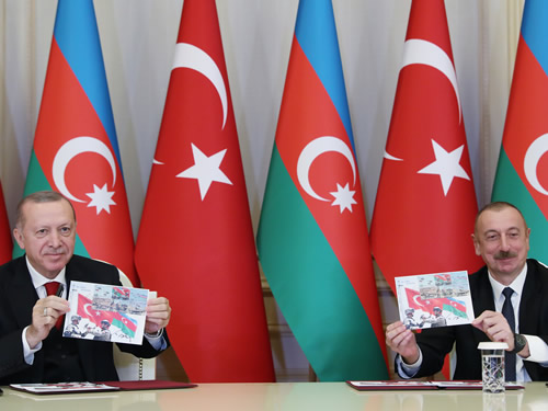 Erdogan et Aliev au Nagorny Karabakh la semaine prochaine