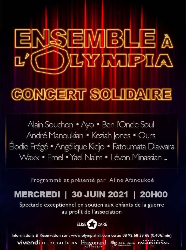 Spectacle en soutien aux enfants de la guerre