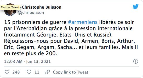 J.C. Buisson : il reste plus de 200 prisonniers