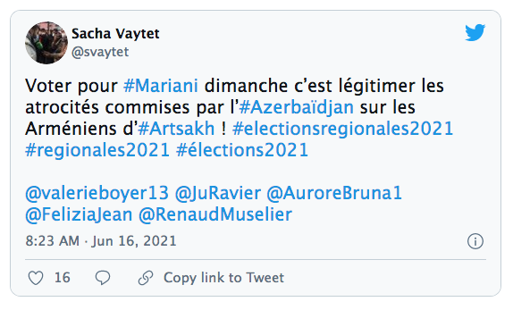 Sacha Vaytet s’engage pour les Régionales