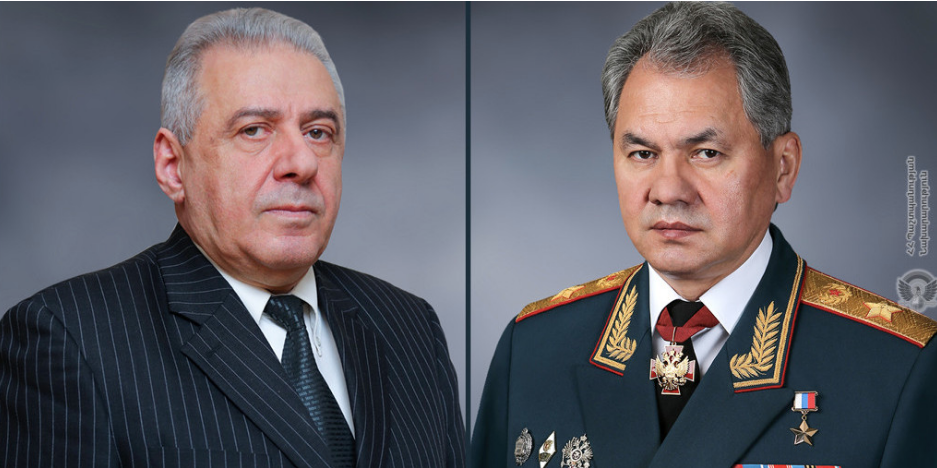 Les ministres arméniens et russes de la défense auraient évoqué un renforcement de la présence militaire russe sur la frontière arméno-azérie