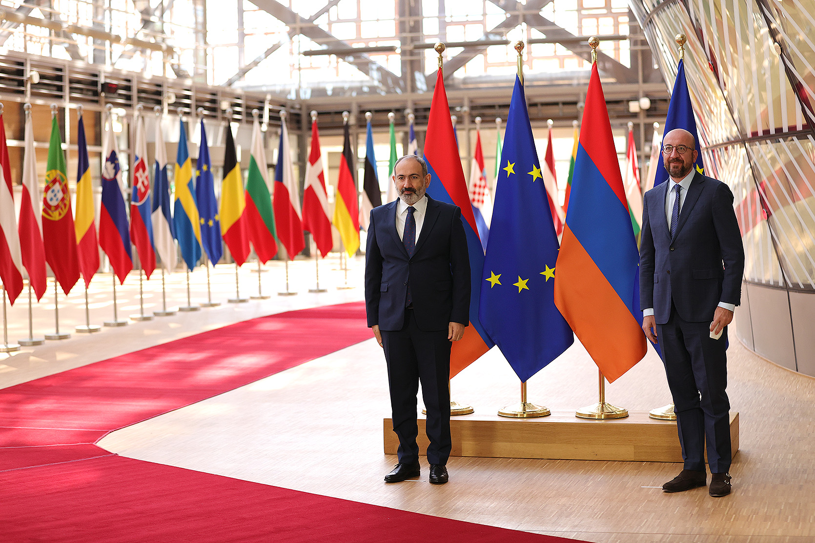 Les dirigeants de l’Union européenne félicitent Pachinian