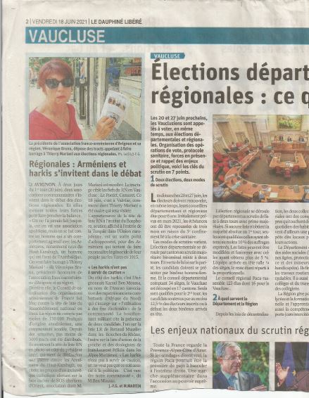 Régionales : Arméniens et Harkis s&rsquo;invitent au débat