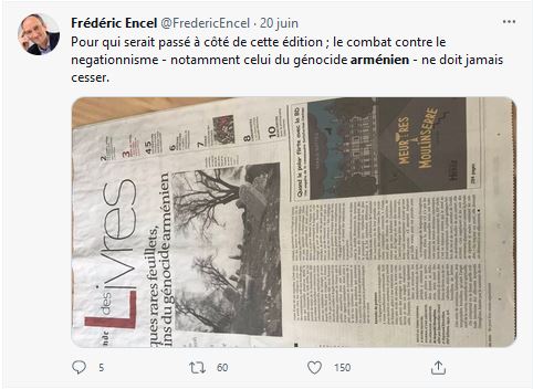 Pour qui serait passé à côté de cette édition ; le combat contre le negationnisme – notamment celui du génocide arménien – ne doit jamais cesser.
