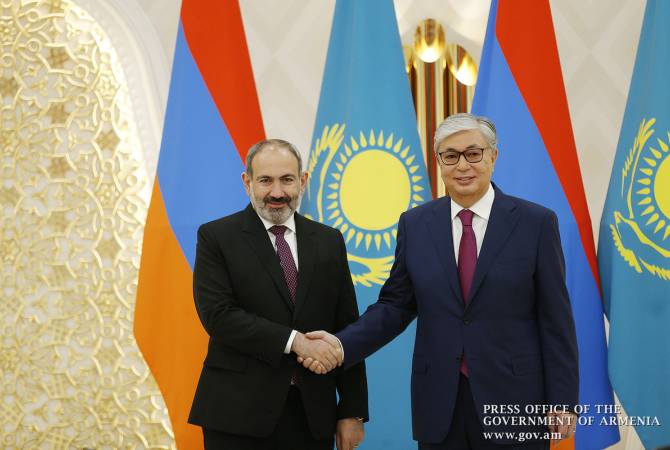 Le Président du Kazakhstan Kassym-Jomart Tokaëv a envoyé un message de félicitations à Nikol Pachinian