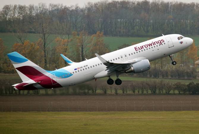 La compagnie aérienne allemande à bas coût Eurowings effectuera les liaisons hebdomadaires entre Cologne et Erévan
