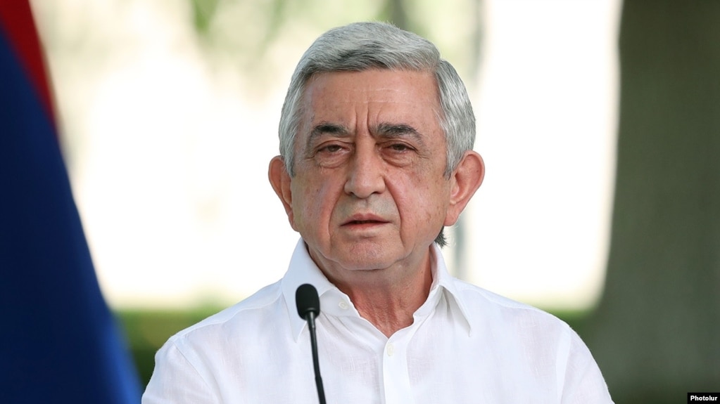 L&rsquo;ex-Président Sarkissian accuse à nouveau Pashinian d&rsquo;être responsable de la guerre du Karabagh