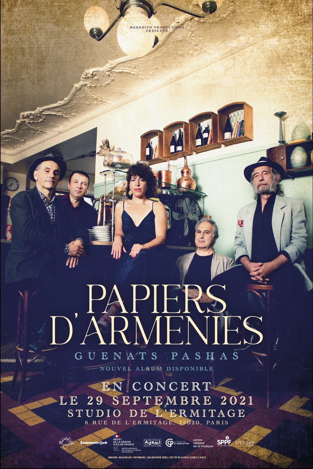 Papiers d&rsquo;Arménies en concert