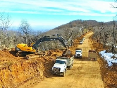 Construction de sept tunnels