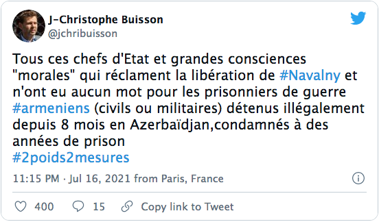 Jean-Christophe Buisson : les consciences et les prisonniers arméniens