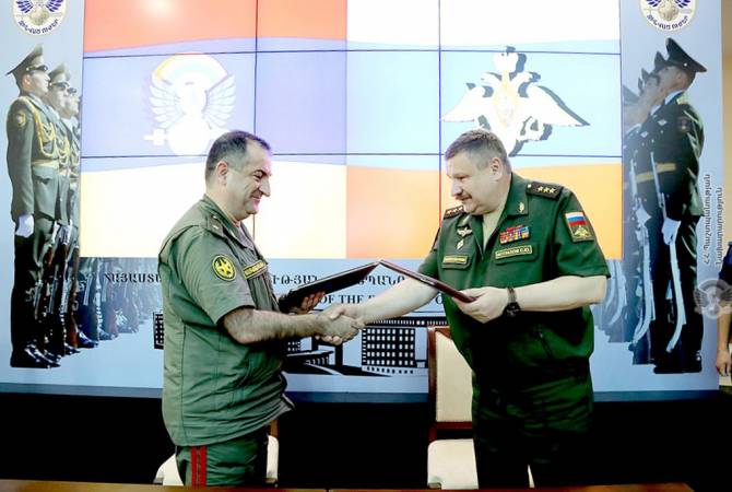 L&rsquo;Arménie et la Russie résument les entretiens d&rsquo;état-major entre les forces armées des deux pays