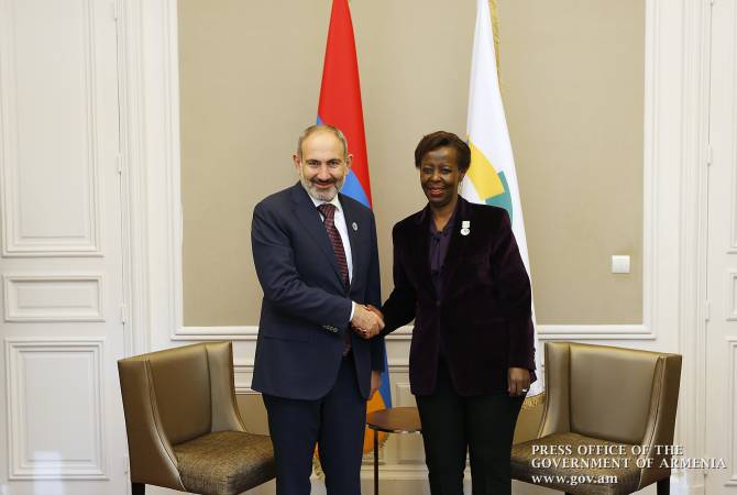 Louise Mushikiwabo, Secrétaire générale de la Francophonie a félicité Nikol Pachinian pour sa victoire aux élections législatives d’Arménie