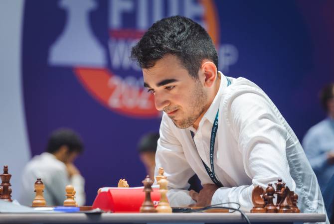 Hayk Martirosyan (21 ans) le prodige Arménien des échecs est en 1/8e de finale de la Coupe du monde à Sotchi (Russie)