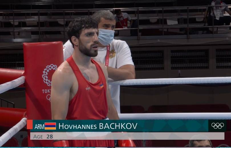 Tokyo-2020 : en boxe, l’Arménien Hovhannès Bachkov débute par une victoire, son prochain combat sera contre un Azéri