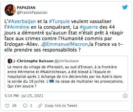 Mourad Papazian : la France va-t-elle prendre ses responsabilités ?