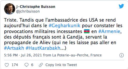 J.C. Buisson : des députés français servent la propagande d&rsquo;Aliev