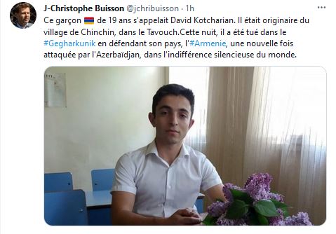 Ce garçon de 19 ans s&rsquo;appelait David Kotcharian