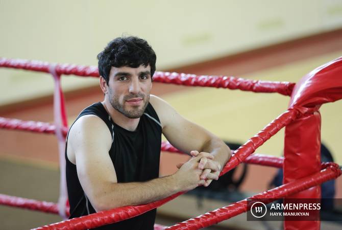 Boxe : l&rsquo;Arménien Bachkov va en quart de finale de Tokyo 2020 avec une victoire 4:1 sur l&rsquo;Azerbaïdjanais Chalabiyev