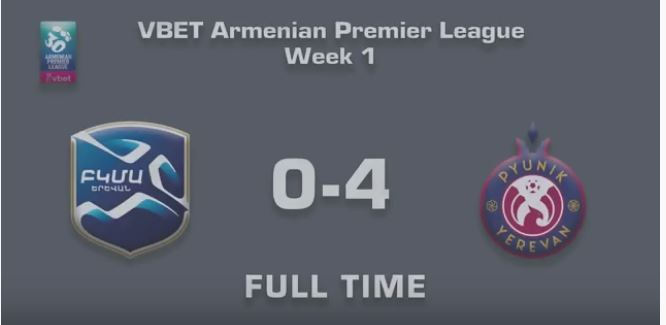 BKMA – Pyunik 0:4 (vidéo)