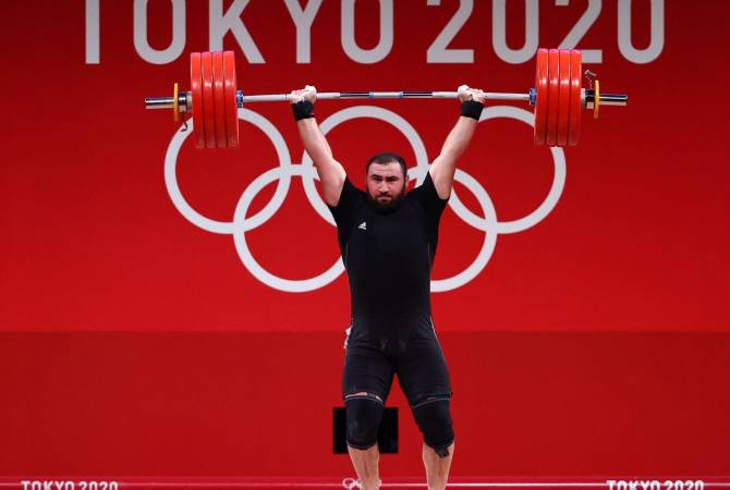 Simon Martirosyan (109 kg) offre à l’Arménie un nouveau titre de vice-champion olympique d’haltérophilie à Tokyo-2020