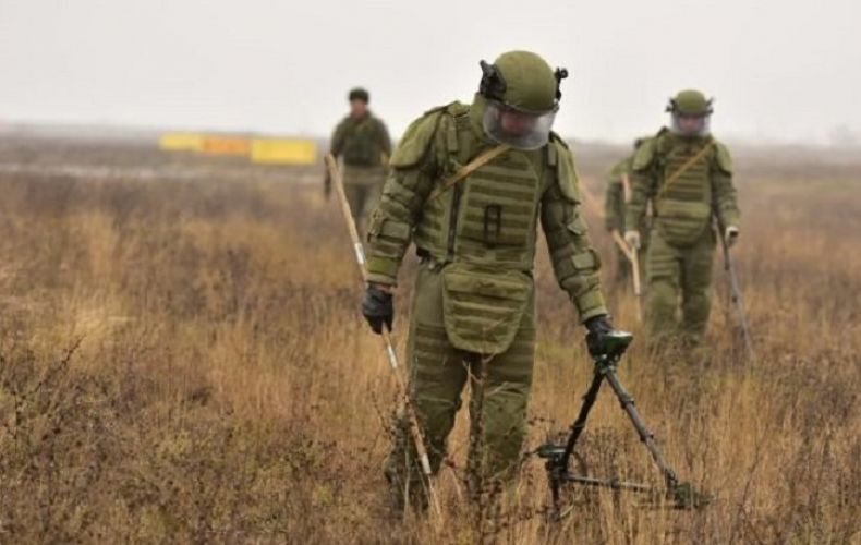 Dans la région de Martouni (Artsakh) les forces russes de paix ont en une seule journée déminé 2 hectares de terres