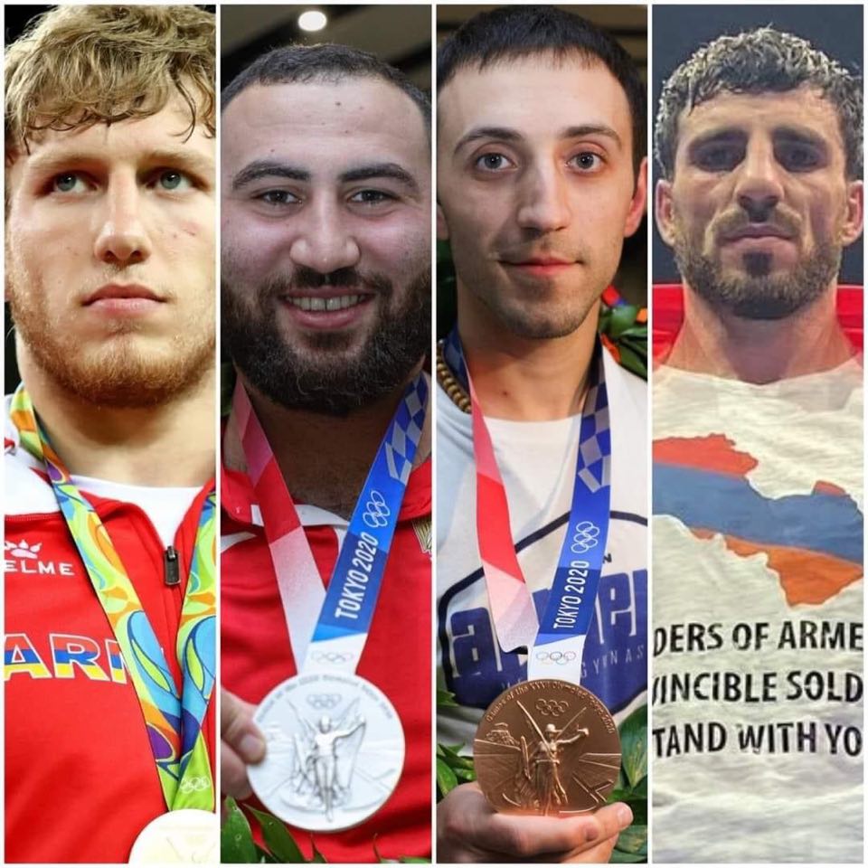 Les 4 médaillés de l’Arménie aux 32e Jeux Olympiques de Tokyo-2020